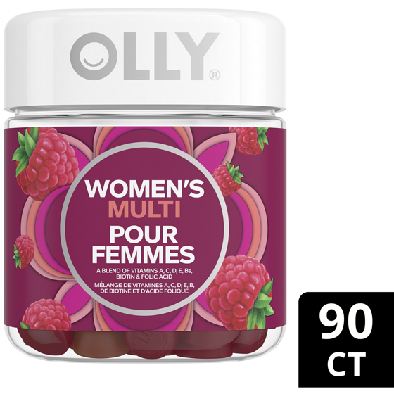 OLLY Supplément Gélifié Délice aux Petits Fruits multivitamines 90 ea, 0,24 $/1ch