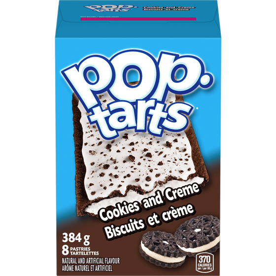 Kellogg’s Poptarts Klgs Pop Tarts Biscuits Creme 384 g, 0,98 $/100g
