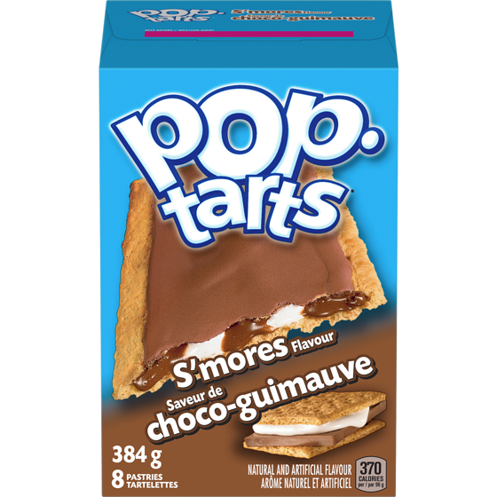 Kellogg’s Poptarts Klgs Pop Tarts Smores Glace 384 g, 0,86 $/100g