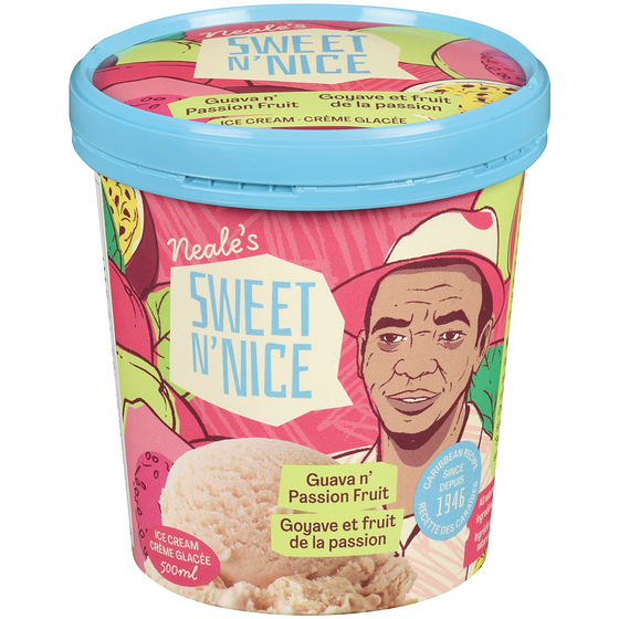 Neale's Sweet and Nice Guava Passion Fruit Ice Cream 500 ml, $1.20/100ml
