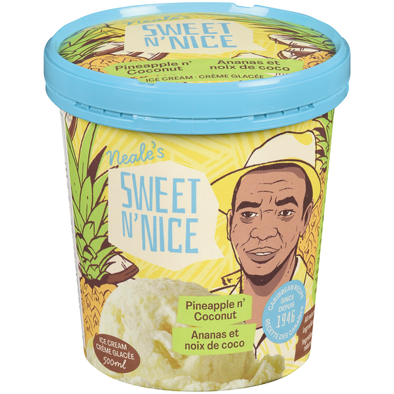 Neale's Sweet and Nice Pineapple Coconut Ice Cream 500 ml, $1.20/100ml