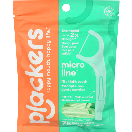 Plackers Dental Flossers Mint 75 ea, $0.07/1ea