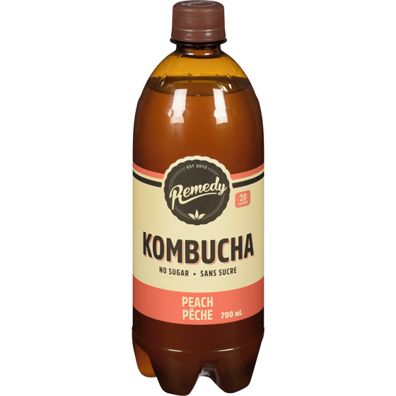Remedy Peach Kombucha 700 ml, $0.86/100ml