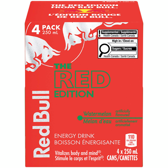 Red Bull Energy Drink The Red Edition™ 4x250.0 ml, 1,05 $/100ml