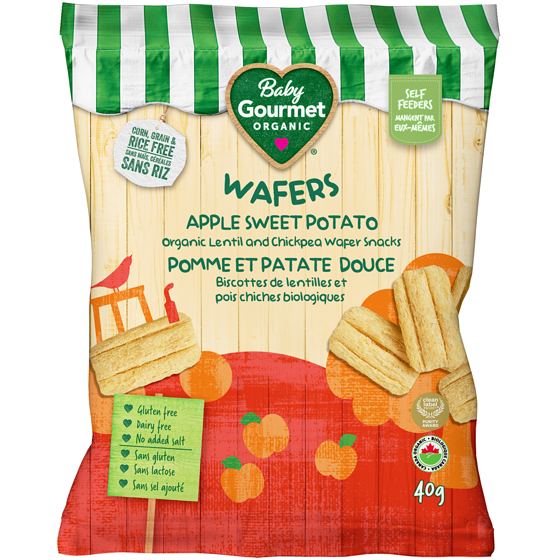 Baby Gourmet Organic Wafers Apple Sweet Potato  40 g, $11.23/100g