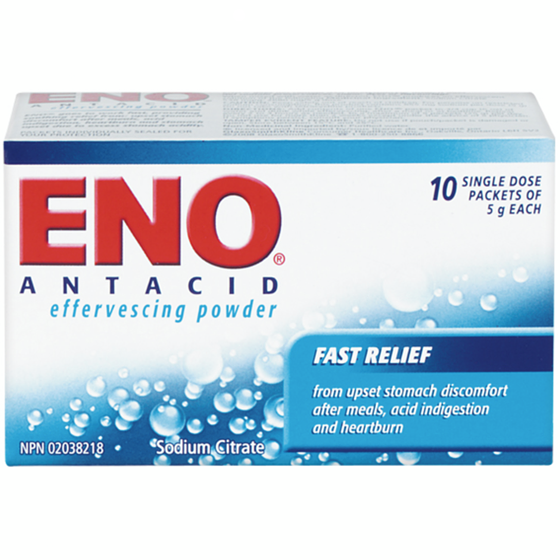 Eno Eno Anticacide Poudre Sachet 10 ea, 0,60 $/1ch