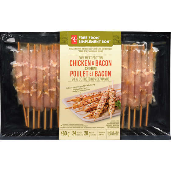 PC Free From Chicken & Bacon Spiedini