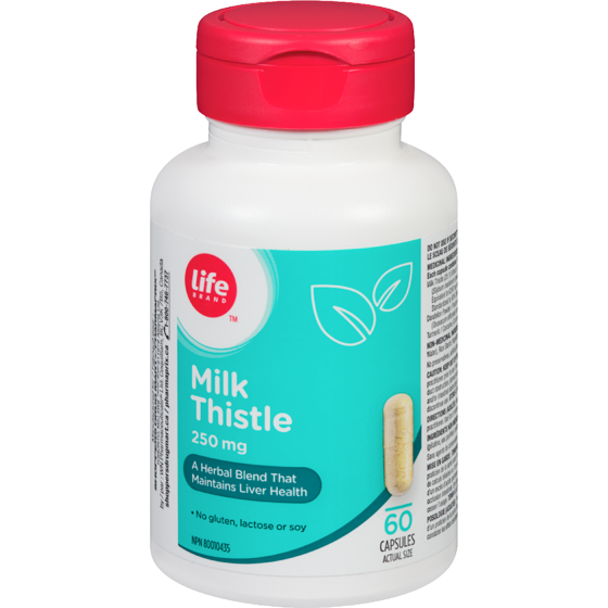 Life Brand Milk Thistle, 60 Capsules 60 ea, $0.12/1ea