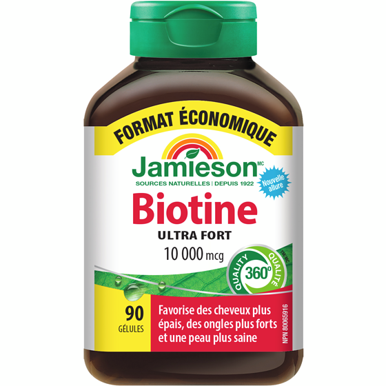 Jamieson Biotine 10 000 mcg 90 count 90 ea, 0,32 $/1ch