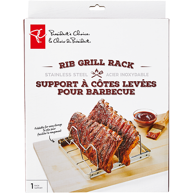 Support à côtes levées en acier inoxydable pour barbecue PC