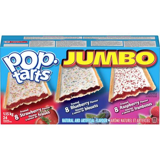 Kellogg’s Poptarts Jumbo Tartelettes 1152 g, 0,87 $/100g