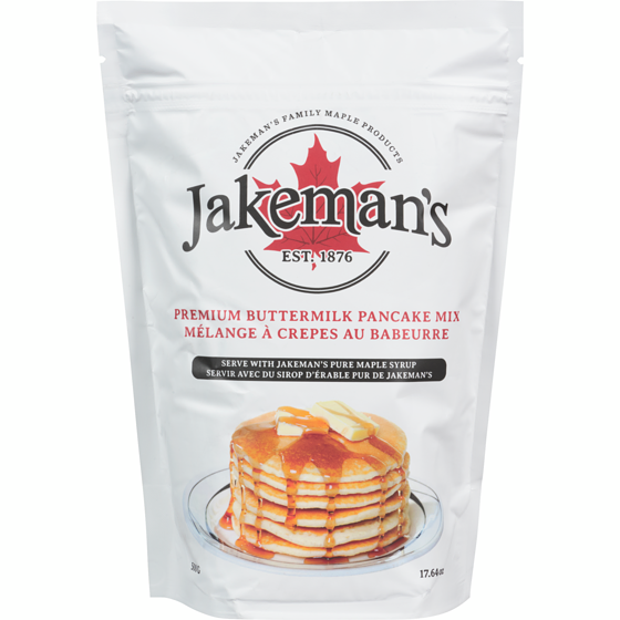 Jakeman's Premium Buttermilk Pancake Mix Pouch Bag 500 g, $1.20/100g