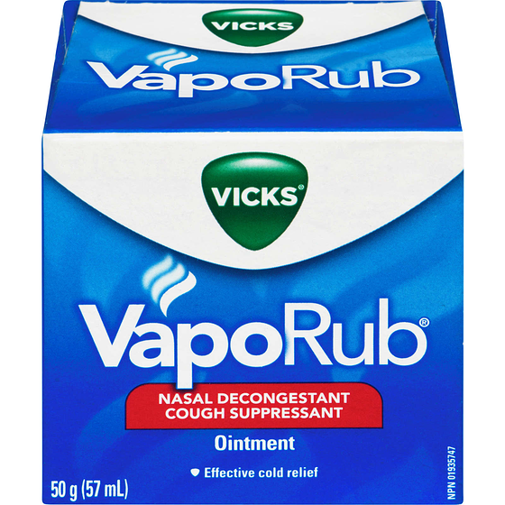 Vicks Ointment Nasal Decongestant Cough Suppressant 57 ml, $12.79/100ml