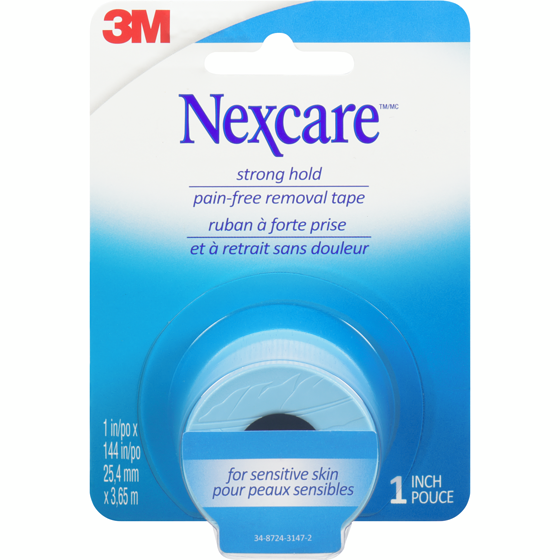Nexcare Strong Hold, Pain-Free Removal Tape 25,4 Mm X 3,65 M 1 ea, $11.99/1ea