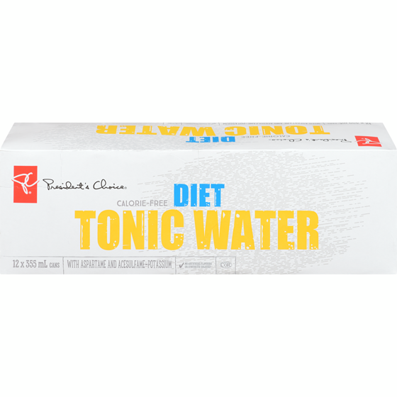 President's Choice Diet Tonic Water 12x355.0 ml, $0.16/100ml