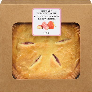 null Strawberry Rhubarb Pie, 8 Inch 680 g, $0.88/100g