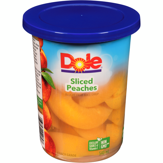 Dole In Light Fruit Juice Syrup Sliced Peaches 540 ml, $0.83/100ml