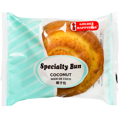 Golden Happiness Specialty Bun Coconut 100 g, $1.50/100g