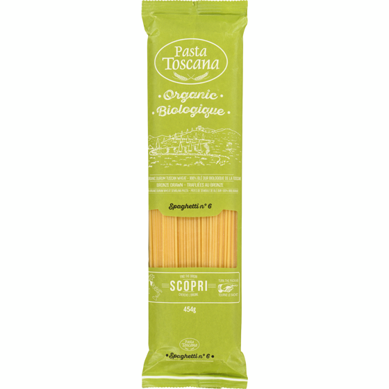 Pasta Toscana Organic Spaghetti 454 g, $0.72/100g