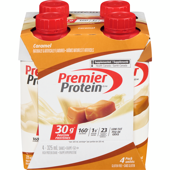 Premier Protein Caramel High Protein Shake 4x325.0 ml, $0.96/100ml