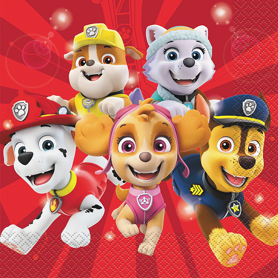 Unique Paw Patrol Luncheon Napkins, 16ct 16x1.0 ea, $0.22/1ea