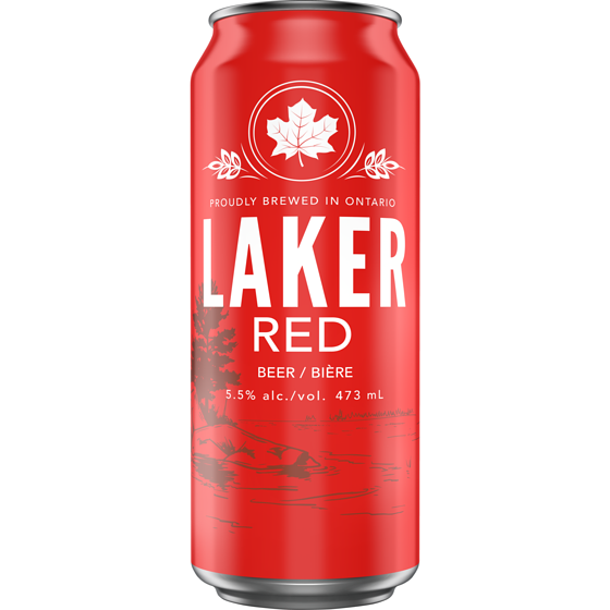 Laker Red Beer (ID required at pick-up) 473 ml, $0.56/100ml