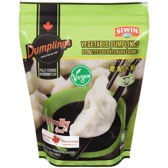 Siwin Vegan Dumplings 454 g, $1.28/100g