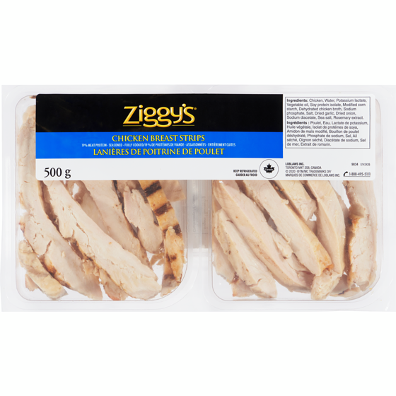 Ziggy's Boneless Chicken Breast Strips 500 g, $2.80/100g