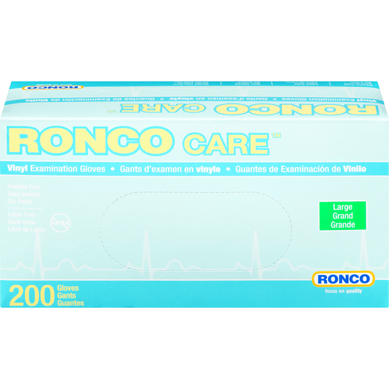 null Large Vinyl Examination Gloves 200 Gloves 200 ea, $0.03/1ea
