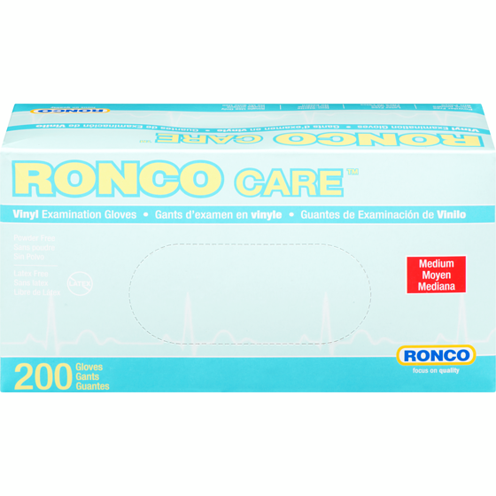 null Medium Vinyl Examination Gloves 200 Gloves 200 ea, $0.03/1ea