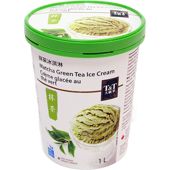 T&T Matcha Green Tea Ice Cream 1 l, $0.70/100ml