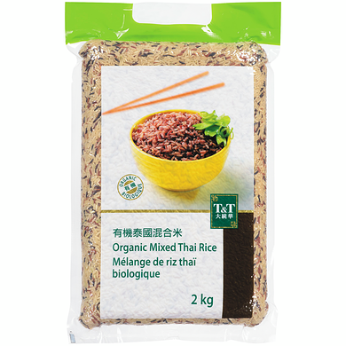 T&T Organic Mixed Thai Rice 2 kg, $0.55/100g