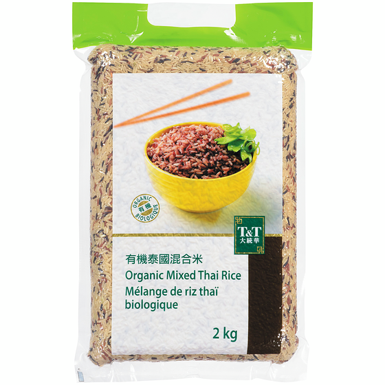 T&T TT MELANGE DE RIZ THAI BIO 2 kg, 0,55 $/100g