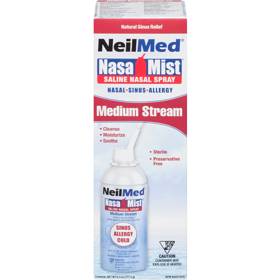 NeilMed Nasal Spray Medium Stream 177 ml, $7.06/100ml