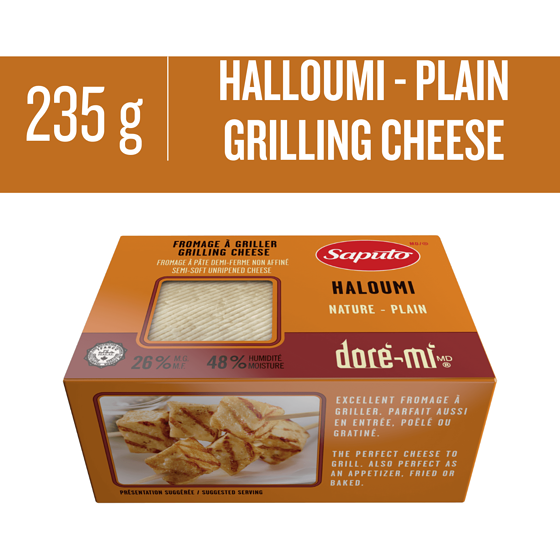 Saputo Doré-Mi Haloumi Cheese 235 g, $4.68/100g