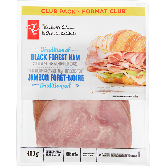 le Choix du Président Jambon Foret Noire Naturel 400 g, 3,62 $/100g