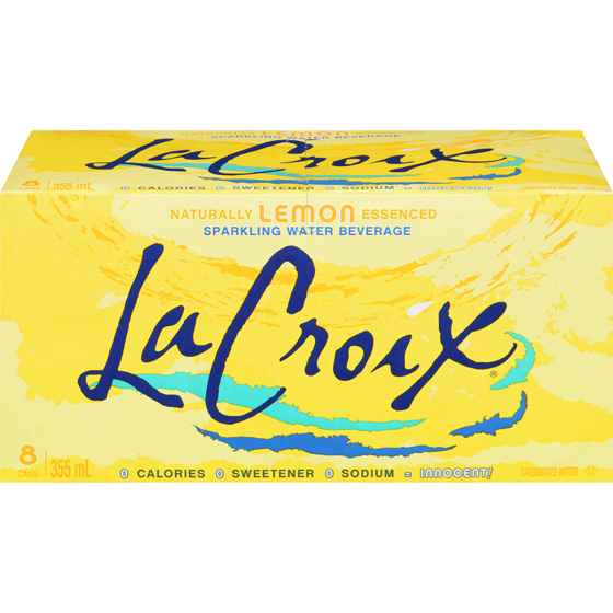Lacroix Beverage Sparkling Water Beverage Natural Lemon Flavoured 8x355.0 ml, $0.18/100ml