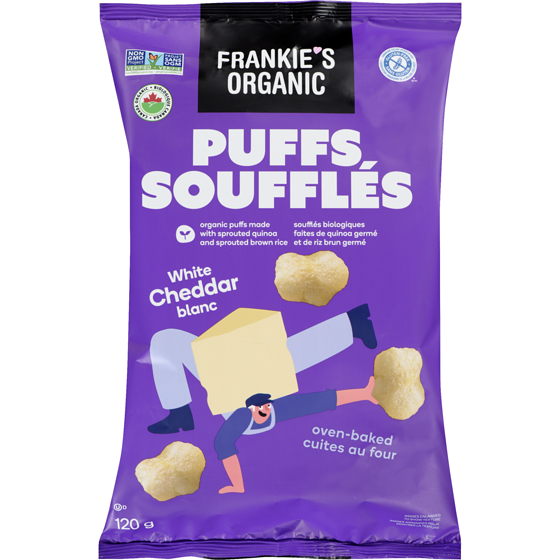 Frankie's White Cheddar Puffs 120 g, $3.33/100g