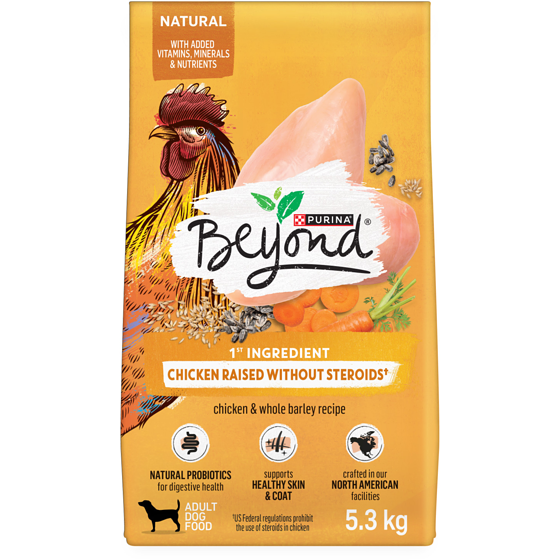 Purina Beyond Simply Farm-Raised Chicken & Whole Barley Recipe, Dry Dog Food 5.3 kg, $0.72/100g