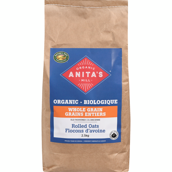 Anita’s Organic Mill Flocons d’avoine à l’ancienne à grains entiers 2.5 kg, 0,76 $/100g