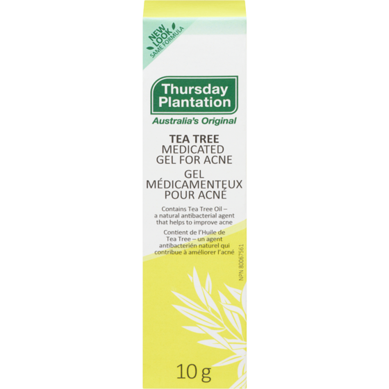 Thursday’s Plantation Gel Médicamenteux Pour Acné Tea Tree 10 g, 109,90 $/100g