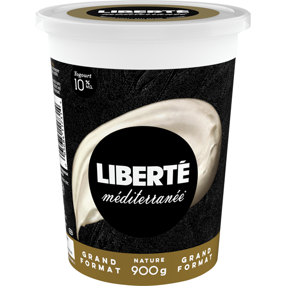Liberté Yogourt Méditerranée 10 %, nature 900 g, 0,89 $/100g
