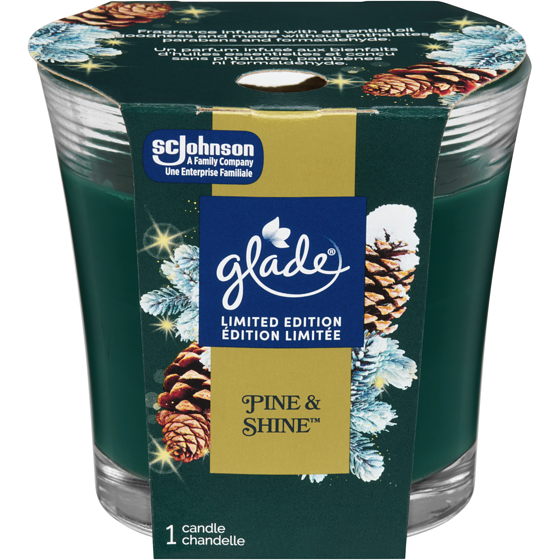 Glade Jar Scented Candle Air Freshener, Pine & Shine™ 1 ea, $7.99/1ea