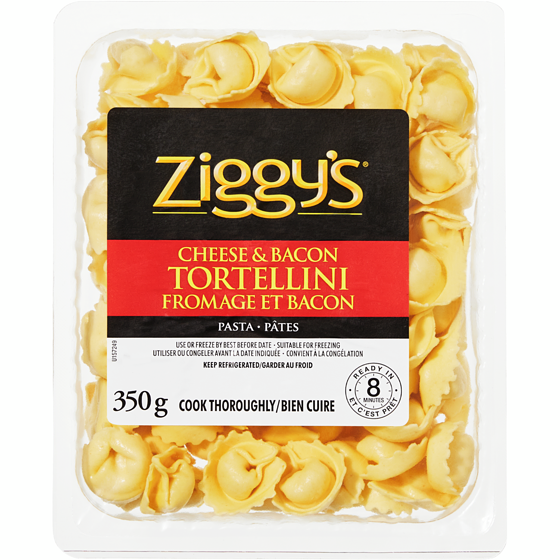 Ziggy’s Tortellini fromage et bacon 350 g, 1,14 $/100g