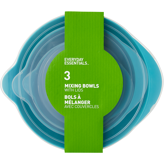 Everyday Essentials ESS ENS BOLS 3PC AV COUVERCLE 1 ea, 14,00 $/1ch