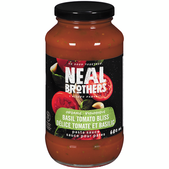 Neal Brothers Foods Basil Tomato Bliss Organic Pasta Sauce 680 ml, $1.22/100ml