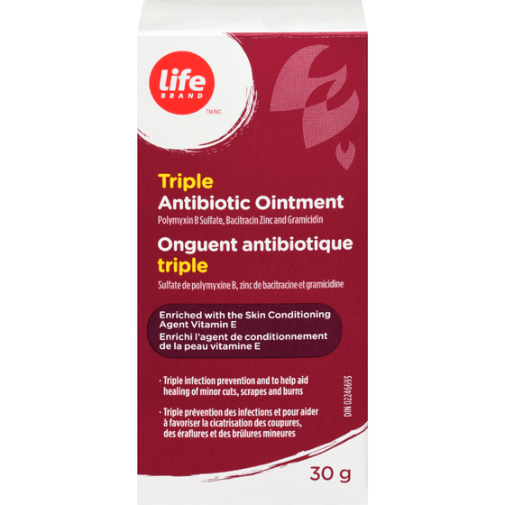 Life Brand Triple Antibiotic 30 g, $33.30/100g