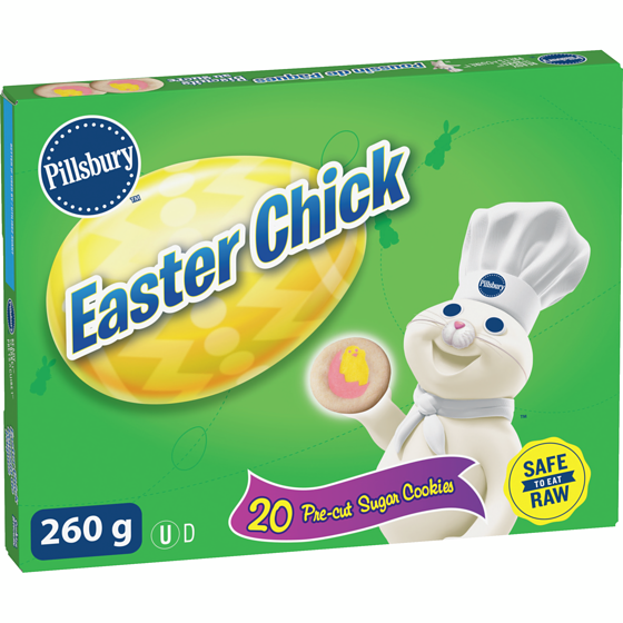 Pillsbury Ready To Bake! Shape Sugar Cookie Dough, Pre-Cut and Safe to Eat Raw, 20 ct 260 g, $2.11/100g