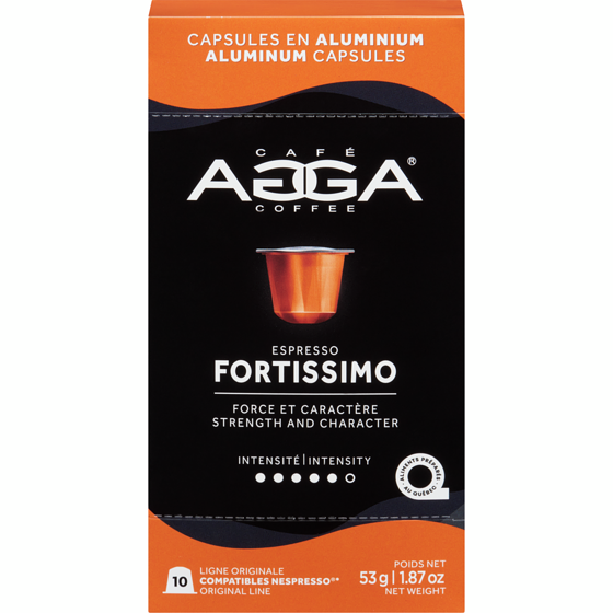 Agga AGGA FORTISSIMO CAPS EXPRESSO 53 g, 11,32 $/100g