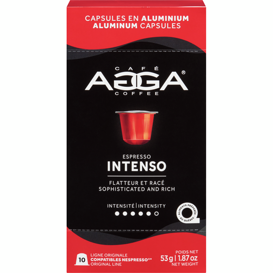 Agga Intenso Espresso Capsules 53 g, $12.25/100g